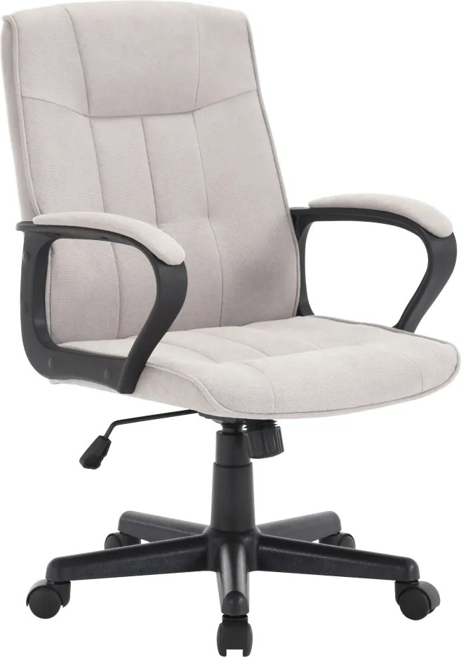 Irodai szék, világosszürke/fekete, LANDIS