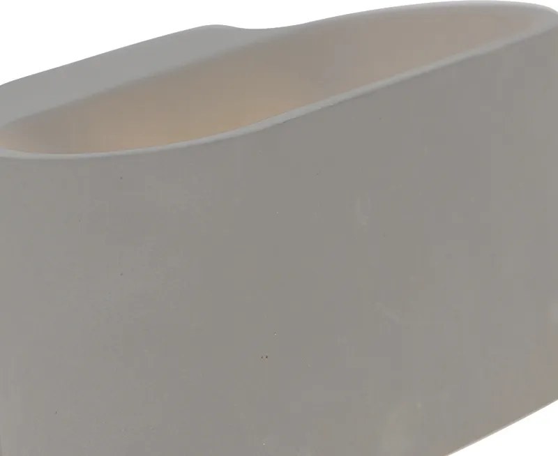 Okos, ovális fali lámpa betonból, Zigbee G9-cel - Arles