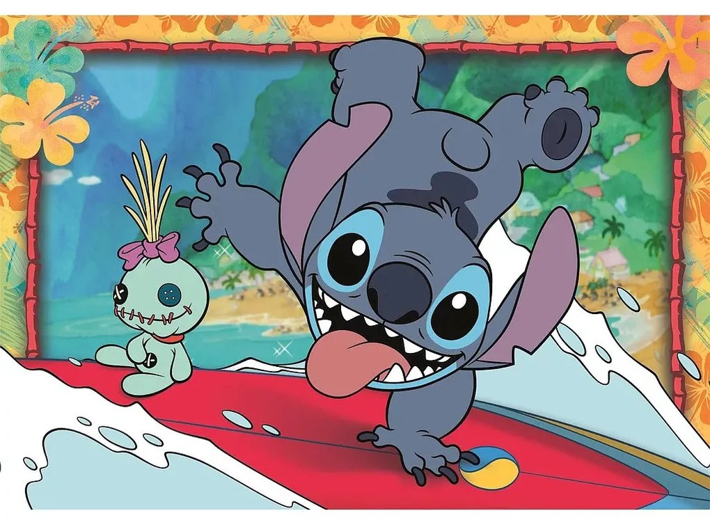 Disney Lilo és Stitch, A csillagkutya Angel 2x20 db-os puzzle Clementoni