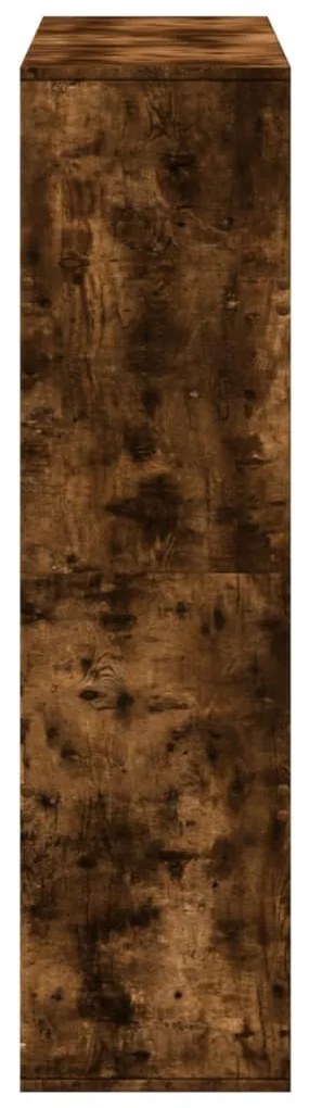 füstös tölgy színű szerelt fa térelválasztó 100 x 33 x 125,5 cm