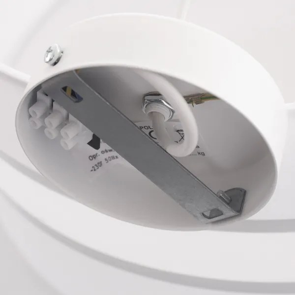 Csillár zsinóron CORAL 1xE27/60W/230V fehér