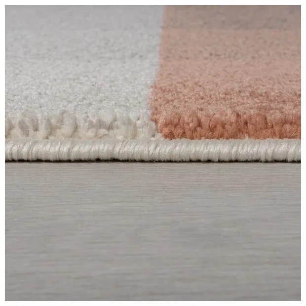 Plaza szürke-rózsaszín szőnyeg, 120 x 170 cm - Flair Rugs