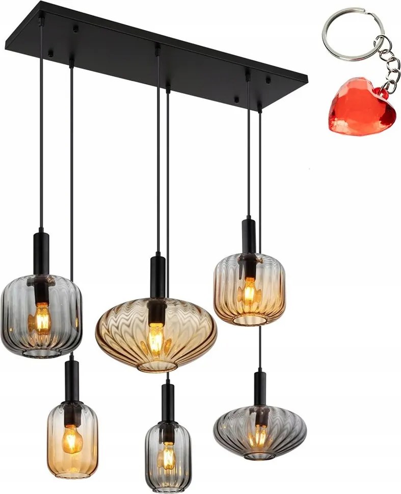 Függő lámpa Valletta 15719-6 Globo