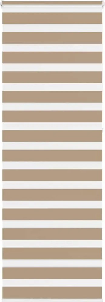 vidaXL zebrafüggönnyel homokbarna szövetszélesség 85,9 cm poliészter