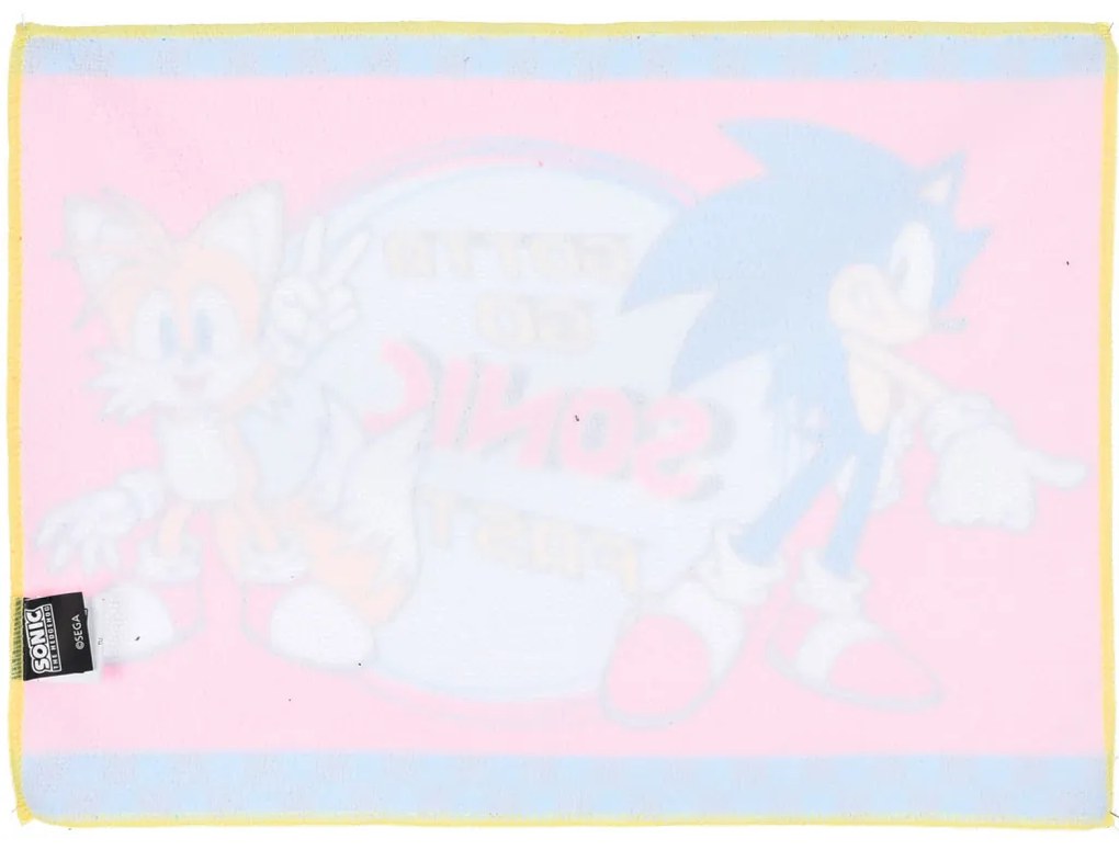 Sonic a sündisznó Gotta Go kéztörlő, arctörlő, törölköző 40x30 cm