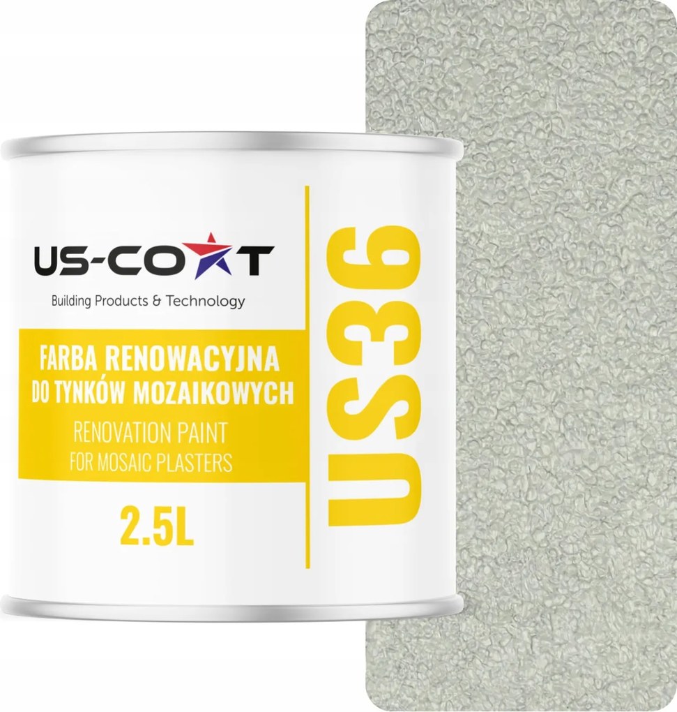 Mozaik vakolatfesték Felújító 2.5L Felújító Fehér Papirusz RAL9018