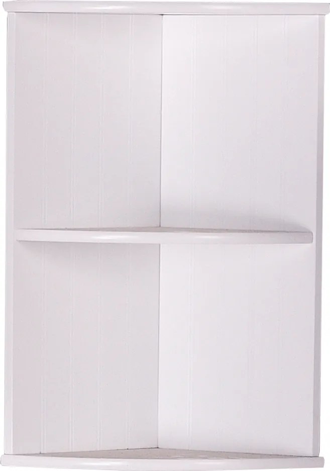 Fali sarokszekrény, fehér, ATENE TYP 4