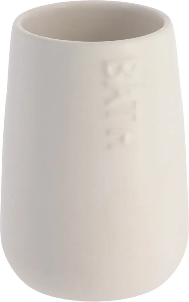 Fürdőszobai fogkefetartó bögre Fehér