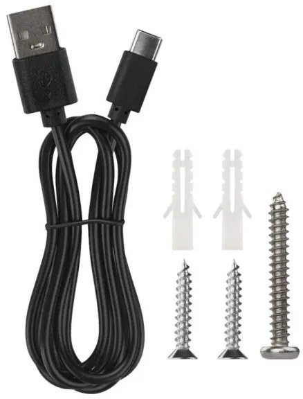 LED Dimmelhető újratölthető asztali lámpa 4in1 LED/6W/3,7V 3000K/4000K/6500K fekete