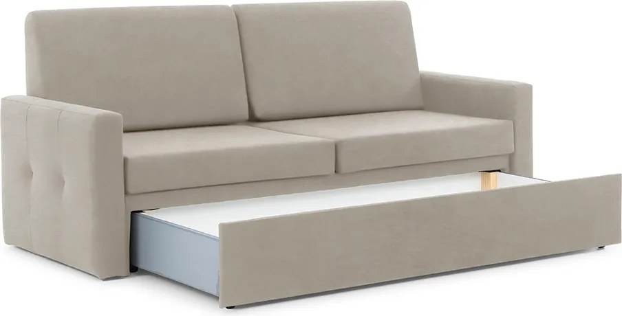 Elegantia kanapé félmagas ágyhoz 160 cm - krém Ado 1601 Halva szövet