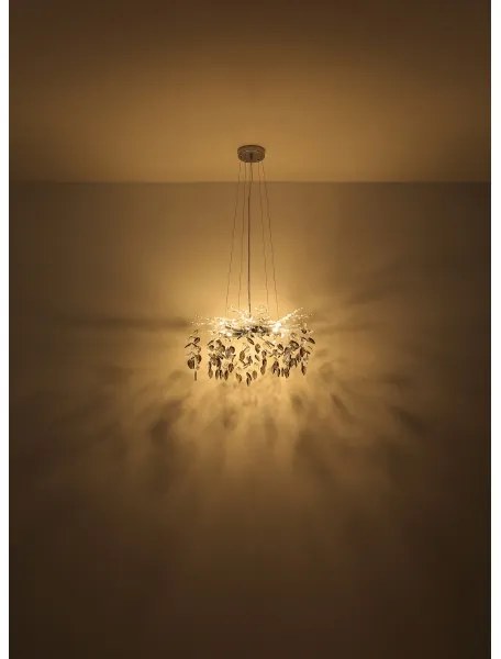 Globo 64132-8 - Csillár zsinóron DANNA 8xG9/8W/230V átm. 61 cm arany