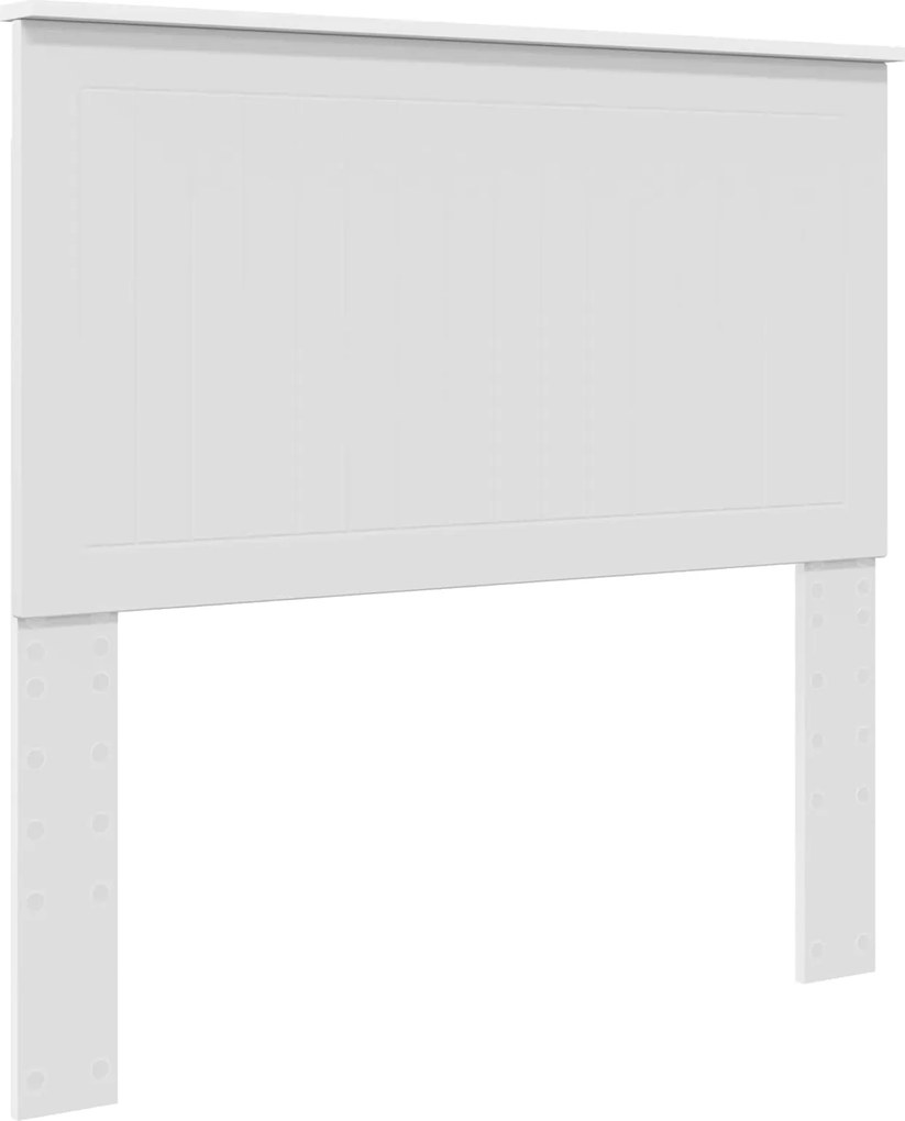 vidaXL Fejtámla fejtámlával Fehér 100 cm Faanyag