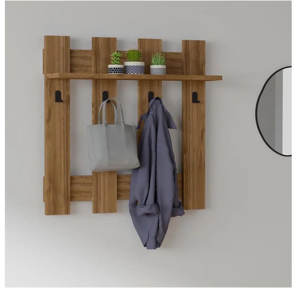 Fali fogas CARINA 70x70 cm barna