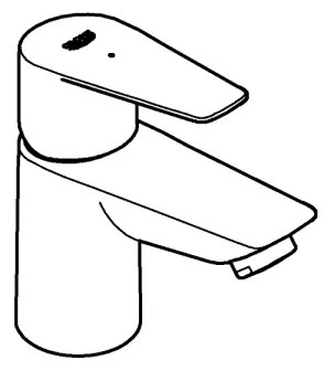 GROHE 32861001 - BAUEDGE álló csaptelep 131 mm fényes króm