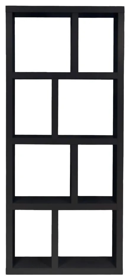 Fekete könyvespolc 70x159 cm Berlin – TemaHome