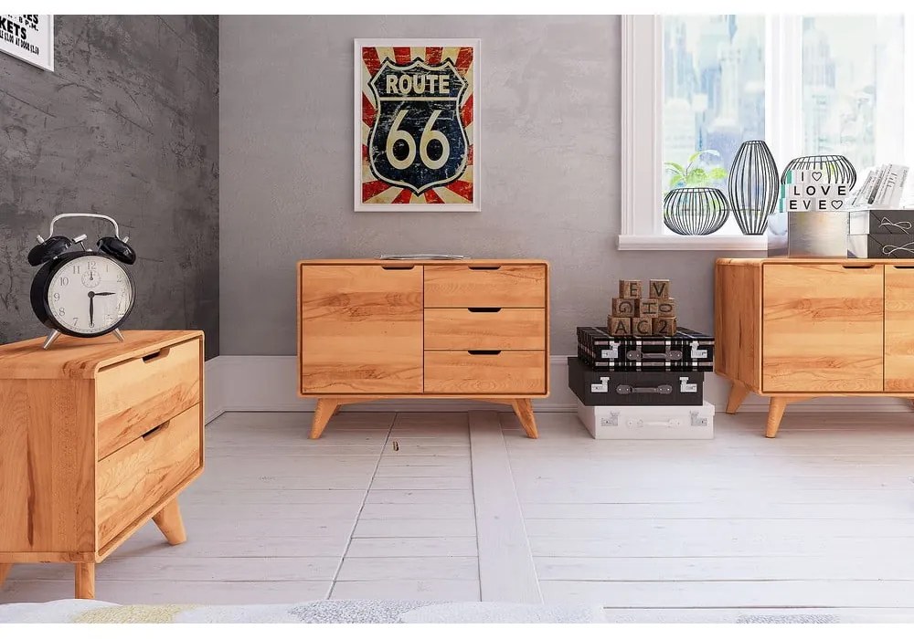 Bükkfa éjjeliszekrény Greg - The Beds