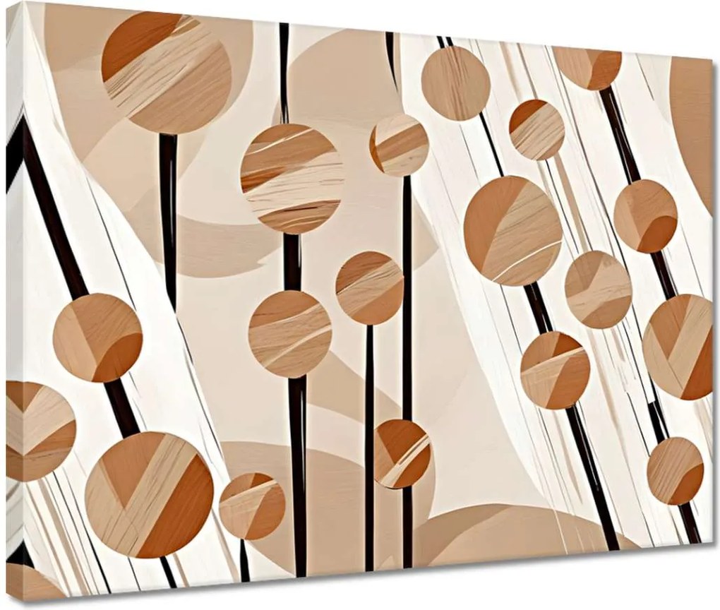 Vászonkép 40x30 Bézs az oszlopokon