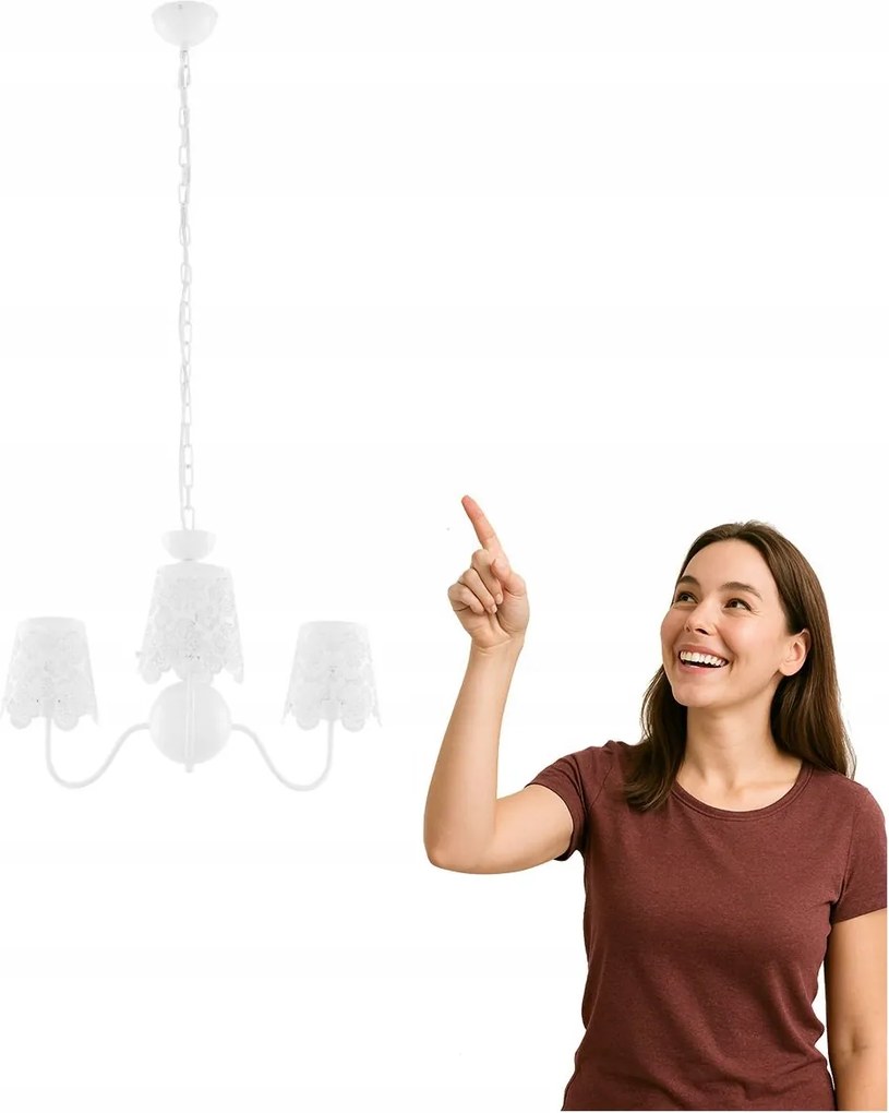 Arianna V2473B-3 Wh függőlámpa Italux