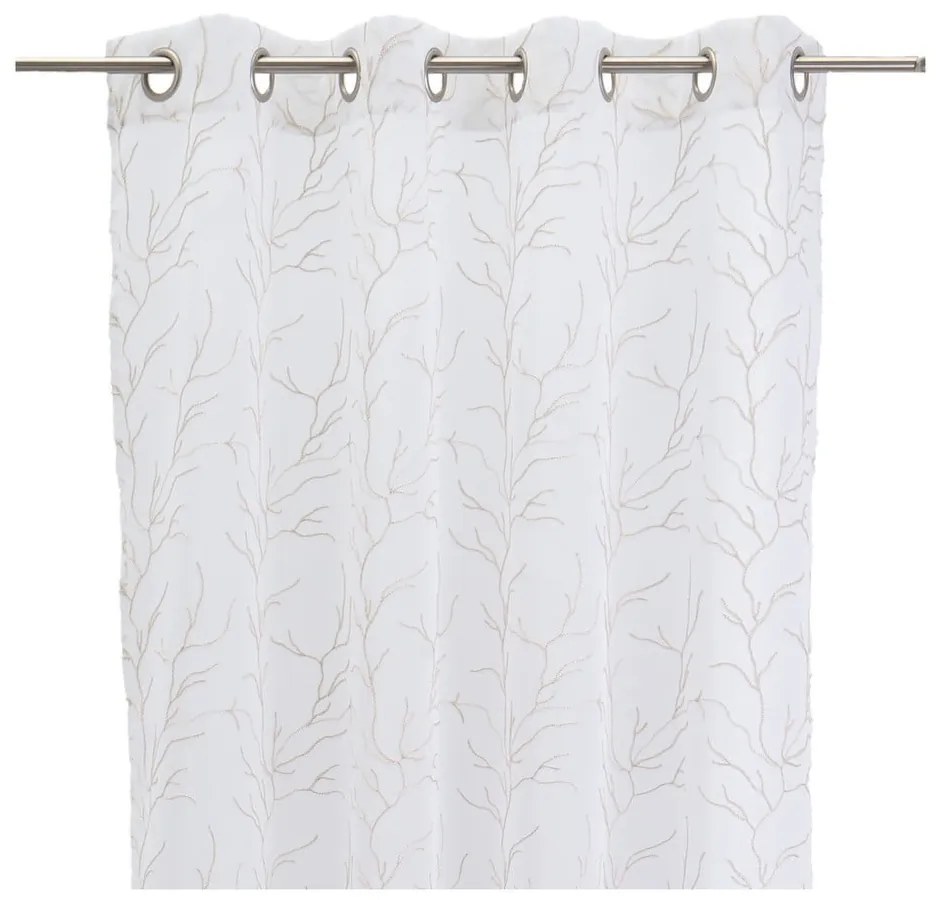 Fehér-bézs fényáteresztő függöny 140x260 cm Coral – Casa Selección