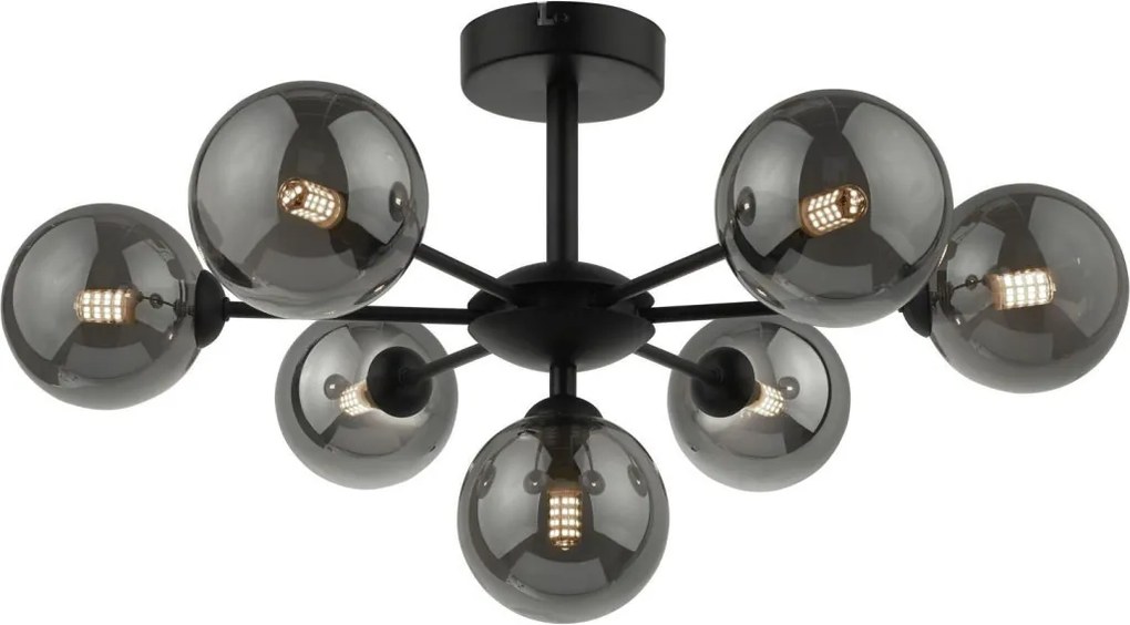 Dar Lighting COHEN COH3422-01 Plafonlámpa 7x40W/G9