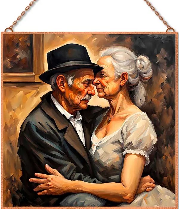 Szerelem üvegkép, falikép