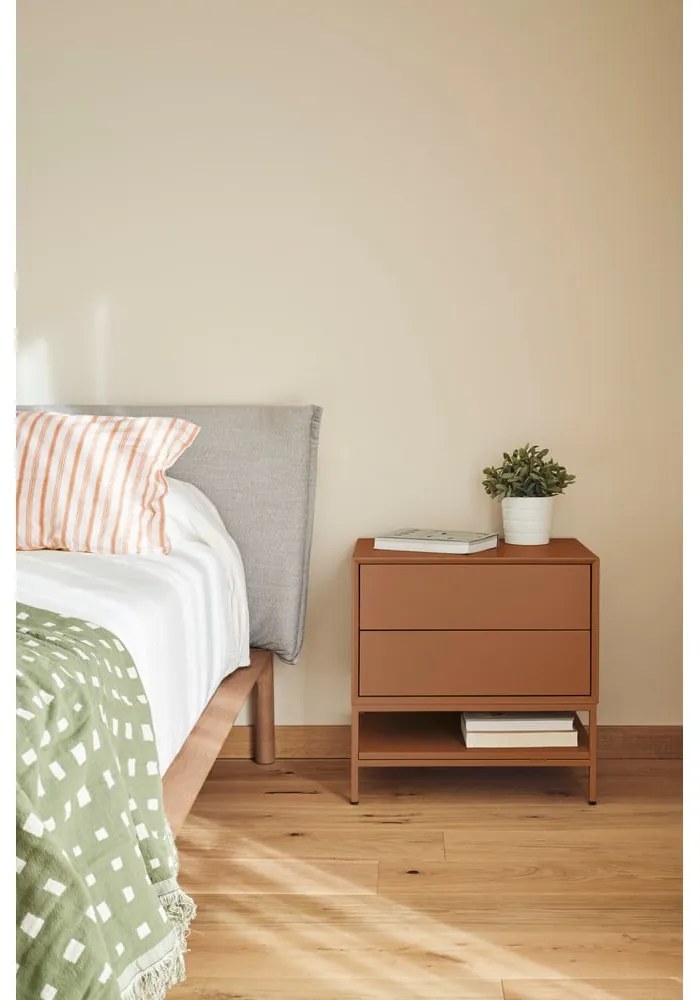 Téglavörös éjjeliszekrény Platt – Teulat