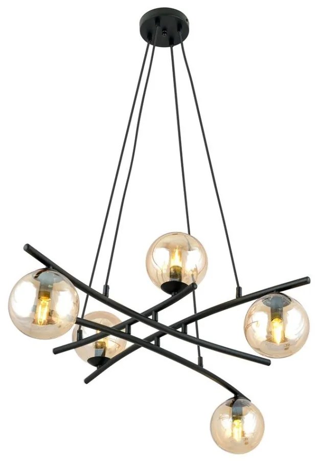 Emibig ESSA 1204/5 Függőlámpa 5x10W/E14 IP20