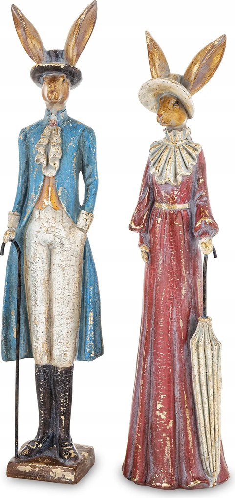 Húsvéti nyuszi figura esernyővel vagy bottal 1db két változat 183069