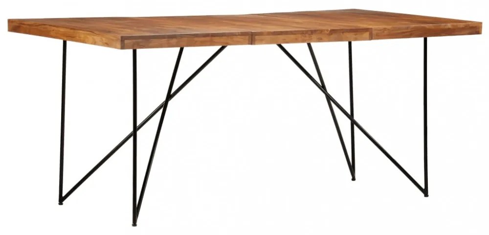 tömör akácfa étkezőasztal 180 x 90 x 76 cm