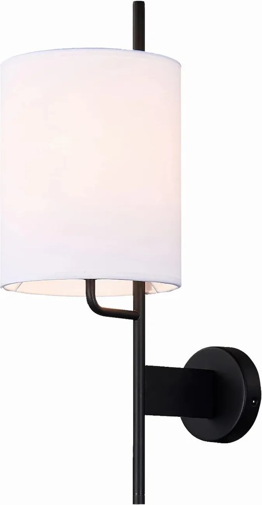 Candellux egyenes fali lámpa fehér-fekete