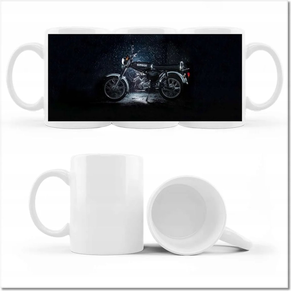 Simson S51 fényképes bögre Négysebességes Simson négyes dupla