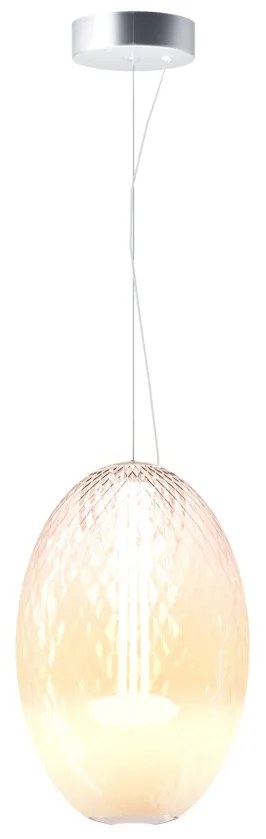 MOD397PL-L19CH2.7K Bruma Fém Függeszték Króm Színű LED 19 W 2700 Kelvin 2500 Lumen IP20