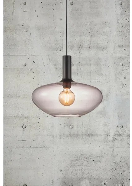 Nordlux - Csillár zsinóron ALTON 1xE27/60W/230V fekete