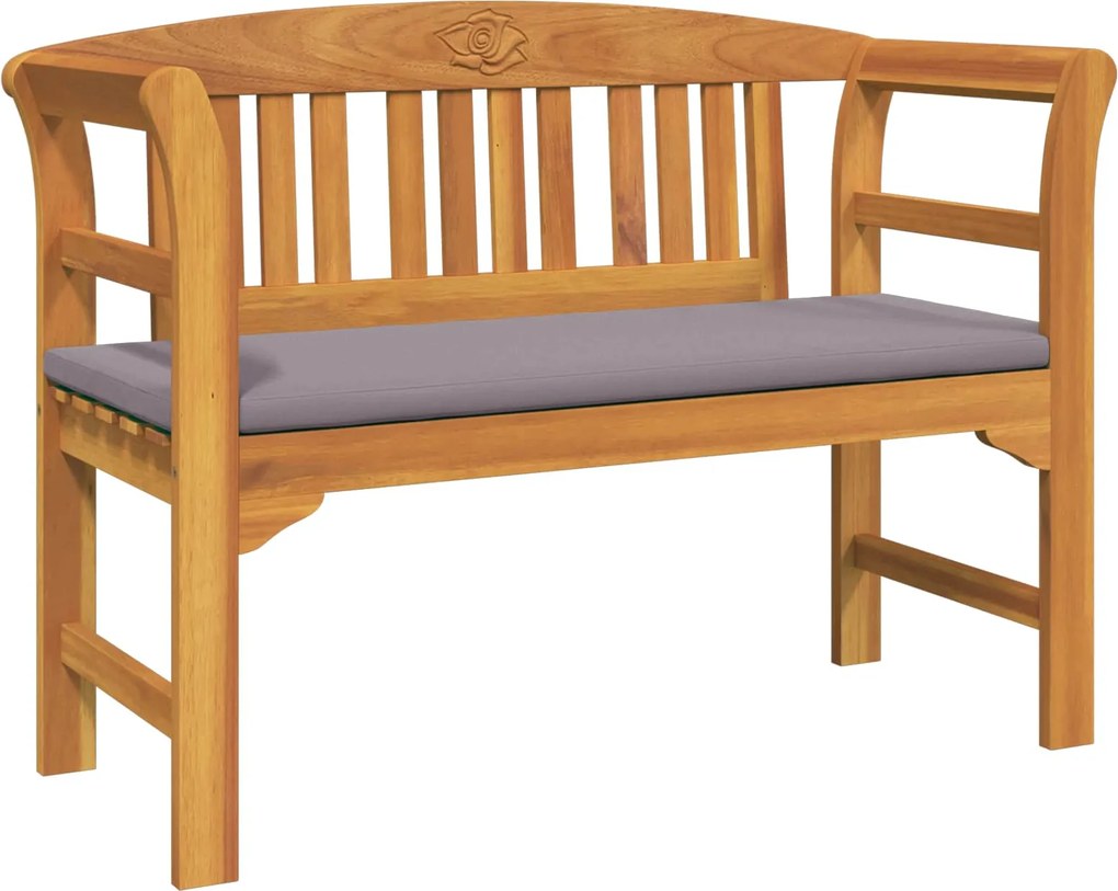 vidaXL Rózsapad Természetes 114 x 46 x 82,5 cm Tömör Akácfa