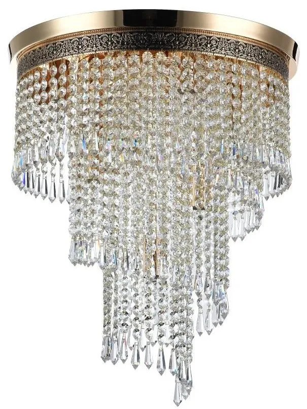 Maytoni DIA522-CL-07-G - Mennyezeti lámpa CASCADE 7xE14/60W/230V