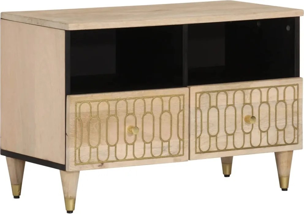 vidaXL tömör mangófa TV-szekrény 70 x 33 x 46 cm