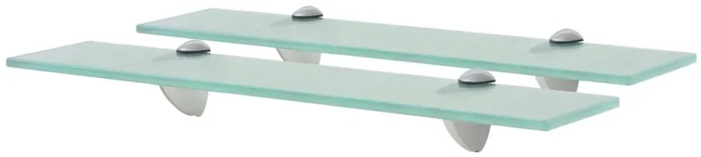2 db lebegő üvegpolc 50 x 20 cm 8 mm