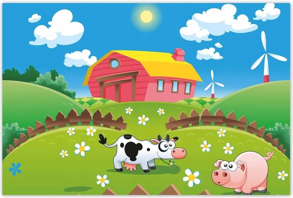 Poszterek 120x80 Farm Ajándék fiúnak