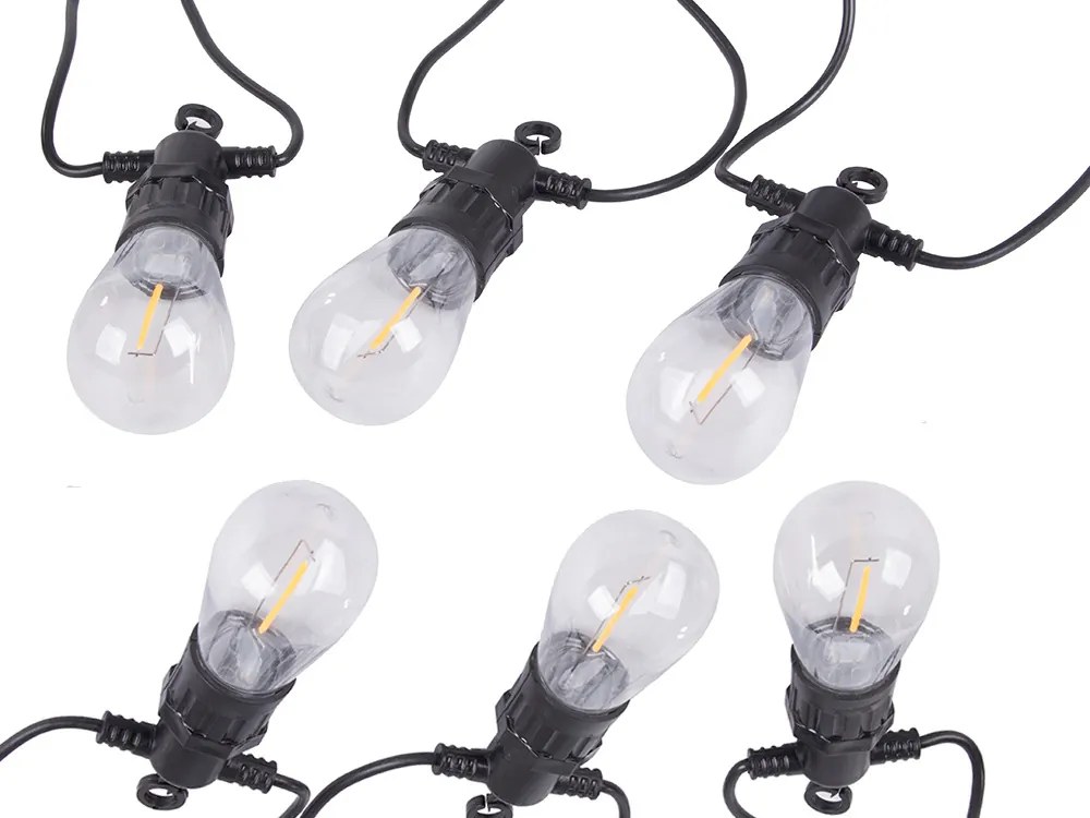 LED fényes kerti girland LUCENT, 20 m