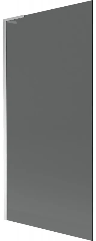 Mexen Next L, 1 szárnyas kádparaván 90 x 150 cm, 6mm szürke üveg, króm profil, 895-050-000-03-40-01