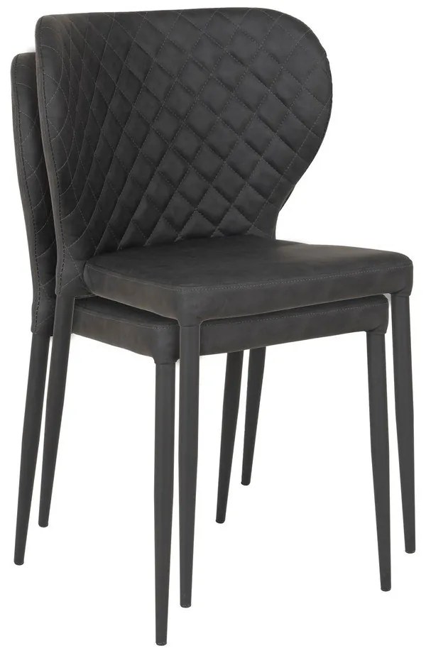 Sötétszürke étkezőszék szett 4 db-os Pisa – House Nordic