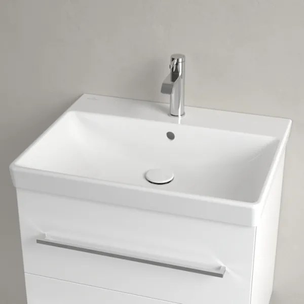 Villeroy & Boch 41586001 - Függesztett mosdó AVENTO 60x47 cm kerámia/fehér