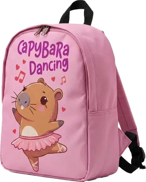Kapibara Dancing hátizsák, táska 30 cm