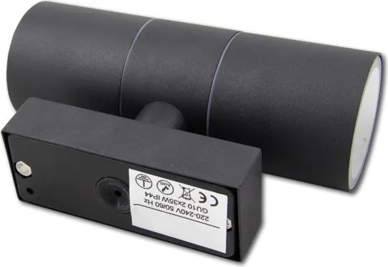 MasterLED Elor sötétszürke oldalfali lámpa GU-10-es foglalattal