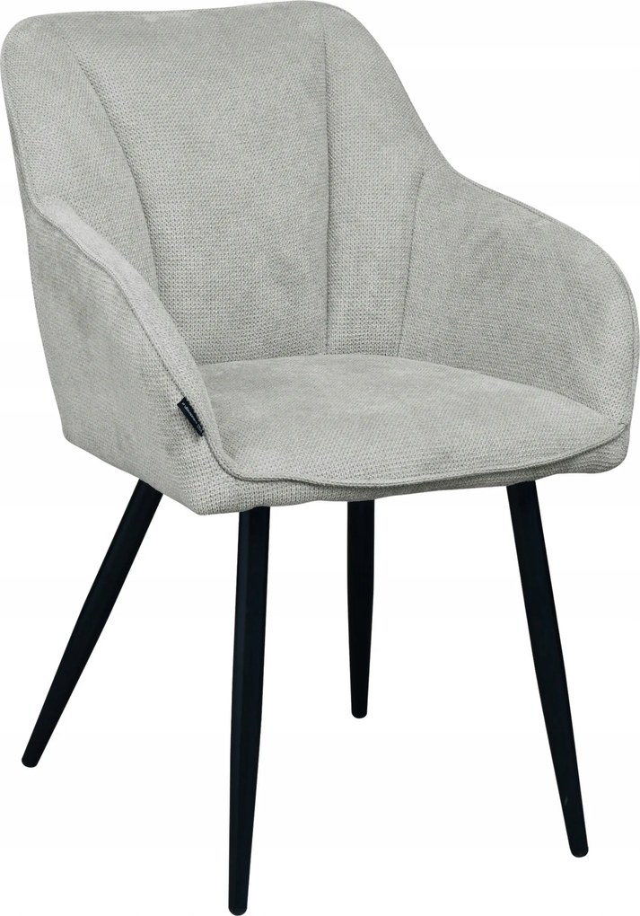 Szürke kárpitozott szék nappaliba, étkezőbe és konyhába modern Elmo