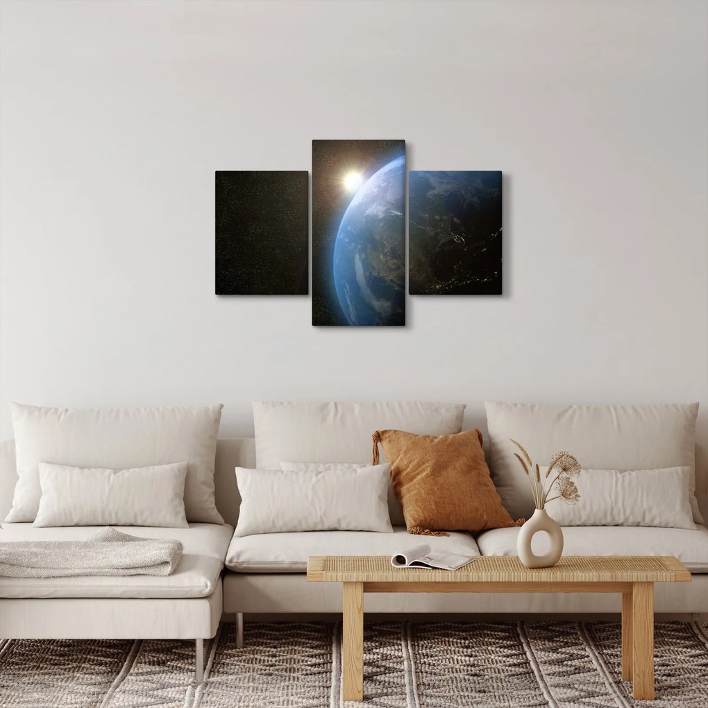 A táj képe az űrből (90x60 cm)