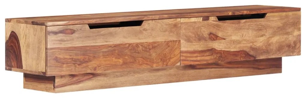 tömör fa TV-szekrény 145 x 30 x 30 cm