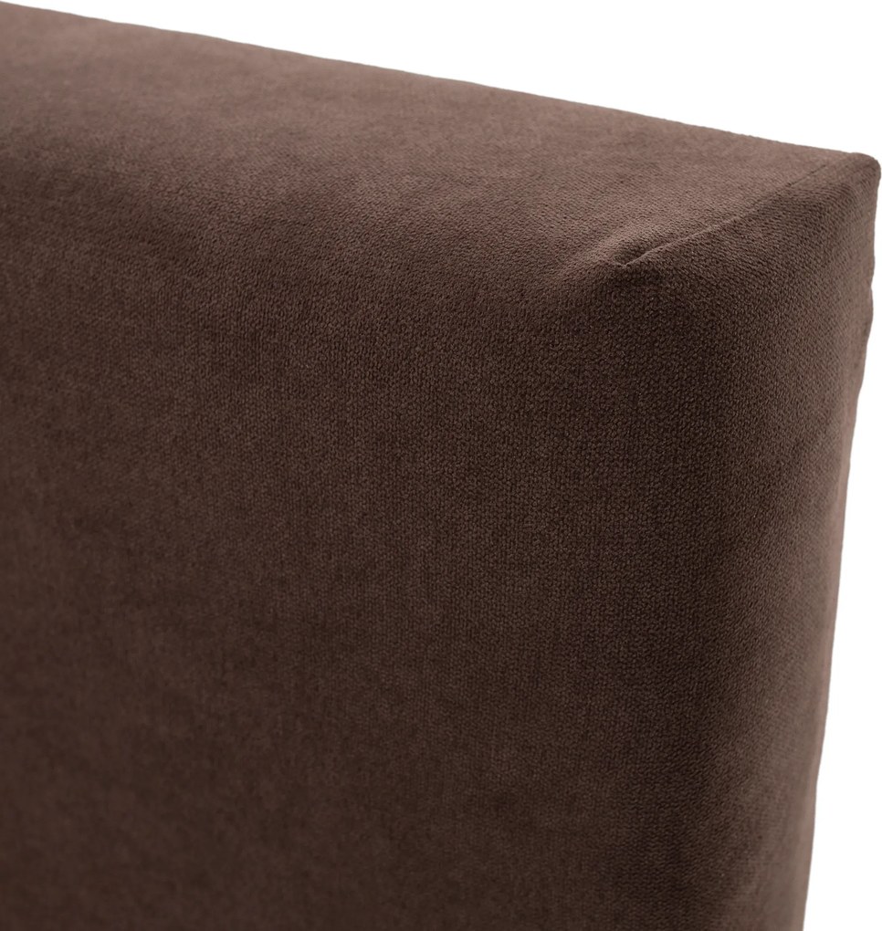 Kihúzható kanapé, barna, ALADA