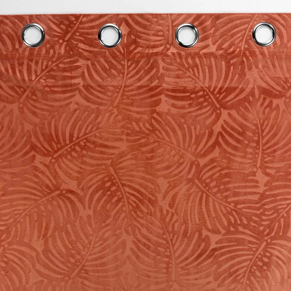 Téglavörös bársony függöny 140x240 cm Analia – douceur d'intérieur