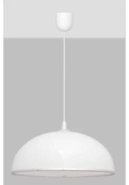 Csillár zsinóron CIRCLE 1xE27/15W/230V fehér